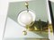 Mid-Century Italian Brass and Smoked Glass Sconce from Cristal Art, Image 5