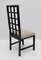 Mackintosh Style Black Lacquered High Back Chairs, 1970, Set of 4 8