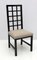 Mackintosh Style Black Lacquered High Back Chairs, 1970, Set of 4, Image 6