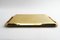 Hammered Brass Serving Plate with Wicker, Vienna, 1950s 5