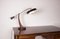 Teak Desk and Black Lacquered Metal Lamp Model President by Fase, 1960s, Image 5