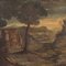 Artiste Italien, Paysage, 1750, Huile sur Toile, Encadrée 11