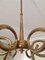 Italian Brass Chandelier with Twelve-Light Arms, 1940s 4