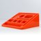 Space Age Orange Desk Organizer, 1970s, Image 3