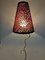 Lámpara Mid-Century de cristal y latón, años 70, Imagen 3