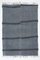 Shades of Blue & Gray Hemp Rug, 1960s, Image 1