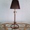 Wrought & Gilded Iron Table Lamp attributed to Maison Ramsay, 1940s 4