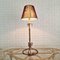 Lampada da tavolo in ferro battuto e dorato attribuita alla Maison Ramsay, anni '40, Immagine 3