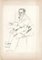 Jacques Hirtz, Soldier, Original Drawing in Pencil, 20th Century, Image 1