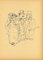 George Grosz, Hinterbliebene, Original Offset und Lithographie, 1923 1