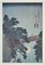 Nach Utagawa Hiroshige, Panoramaansicht von Saruhashi, 20. Jh., Lithographie 1