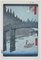 Nach Utagawa Hiroshige, Die Brücke, 20. Jh., Lithographie 1