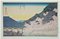 Nach Utagawa Hiroshige, Blick auf den Berg, malerische Orte in Kyoto, 20. Jahrhundert, Lithographie 1