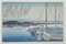 Después de Utagawa Hiroshige, Barcos, Ocho puntos escénicos en el Edo suburbano, siglo XX, Litografía, Imagen 1