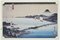 After Utagawa Hiroshige, Eight Scenic Spots in Oomi, 20th Century, Lithograph 1