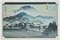 After Utagawa Hiroshige, Eight Scenic Spots in Oomi, 20th Century, Lithograph 1