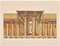 A. Alessio, Tempio Egizio, Cromolitografia, inizio XX secolo, Immagine 1