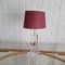 Postmodern Methacrylate and Brass Sphere Table Lamp, 1980s, Image 10