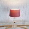 Postmodern Methacrylate and Brass Sphere Table Lamp, 1980s, Image 7