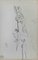 Hortense Haudebort-Lescot, Figurenstudie, Bleistiftzeichnung, Frühes 19. Jahrhundert 1