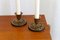 Dänische Vintage Jugendstil Kerzenhalter aus Bronze, 1930er, 2er Set 17