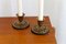 Vintage Danish Art Nouveau Bronze Candleholders, 1930s, Set of 2 17