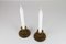 Vintage Danish Art Nouveau Bronze Candleholders, 1930s, Set of 2 12