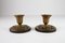 Vintage Danish Art Nouveau Bronze Candleholders, 1930s, Set of 2, Image 13