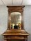 Monumentaler Kamin mit Spiegel aus Nussholz 4