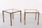 Bronze Color Square Side Tables, France, 1978, Set of 2 7