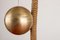 Large Adjustable Model Orion Suspension in Glass and Brass by Schwarz for Staff Leuchten 1965, Image 6