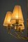 Chandelier with Fabric Shades, Vienna, 1960s, Image 16