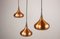 Large Danish Triple Suspension Ceiling Light in Metal & Rosewood by Jo Hammerborg for Fog & Mørup, 1965, Image 18