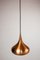 Large Danish Triple Suspension Ceiling Light in Metal & Rosewood by Jo Hammerborg for Fog & Mørup, 1965 16