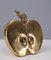 Hollywood Regency Dutch Brass Apple Bookends from Apko, 1978, Set of 2 3