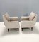 Pearl Grey and Taupe Velvet Armchairs by Carlo De Carli, Set of 2 5