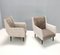 Pearl Grey and Taupe Velvet Armchairs by Carlo De Carli, Set of 2 4