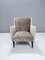 Pearl Grey and Taupe Velvet Armchairs by Carlo De Carli, Set of 2 7