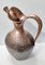 Large Vintage Embossed Copper Pitcher Vase by Egidio Casagrande, 1950s 11