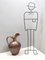 Large Vintage Embossed Copper Pitcher Vase by Egidio Casagrande, 1950s 2