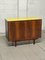 Vintage Italian Sideboard in Rosewood with Top in Yellow Anti, 1960s, Image 1