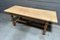 French Bleached Oak Farmhouse Dining Table, 1920s 18