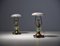 Italian Table Lamps in Brass, 1950s, Set of 2, Image 1