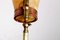 Italian Brass Conical Floor Lamp attributed to Stilnovo, 1950s, Image 4