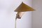 Lampada da terra conica in ottone attribuita a Stilnovo, Italia, anni '50, Immagine 16