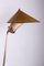 Lámpara de pie cónica italiana de latón atribuida a Stilnovo, años 50, Imagen 7
