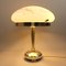 Lámpara de mesa Art Déco con pantalla soplada, Alemania, años 30, Imagen 6