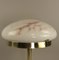 Art Deco Tischlampe mit mundgeblasenem Schirm, Deutschland, 1930er 10