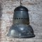 Grande Lampe à Suspension Industrielle Vintage en Émail Bleu 4