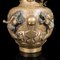 Antike chinesische viktorianische dekorative Vase aus Messing mit Drachenmotiv 9